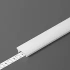 StrongLumio takaróprofil Floor LED profilhoz rápattintós tejfehér 3m