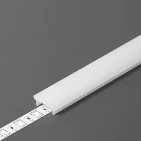   StrongLumio takaróprofil Floor LED profilhoz rápattintós tejfehér 3m