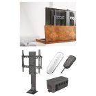 Televíziós emelés elektromos, 1000 típusú, 810 - 1810 mm, fekete