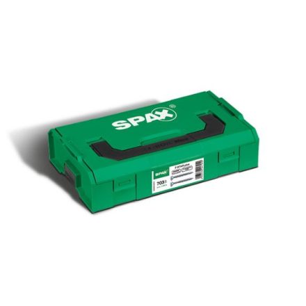 SPAX bőrönd L-BOXX mini TXS csavarokkal 6 méret + 3 bit