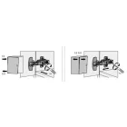 HETTICH 9073614 Sensys 8645i 110° TH55, ráütődő, FIX