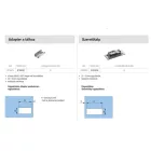 HETTICH 9135140 Sensys 8657i 135°, üvegre,ráütődő,SiSy