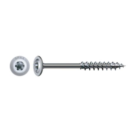 SPAX csavar 8x300/80 tányér fej TXS, W, 4C
