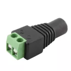 DC tápcsatlakozó, konnektor kábel x jack, 2,1mm 