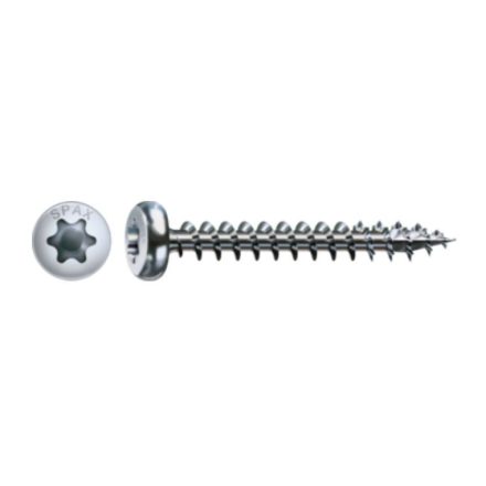 SPAX csavar 5x25 kerek fejű TSX, W, 4C,