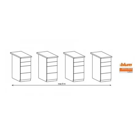 K-BLUM Servodrive szett 4/16/1170mm