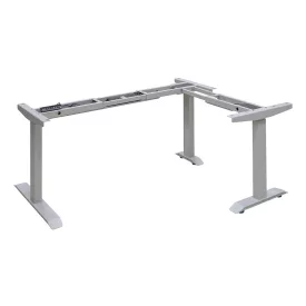  STRONG Elektromosan állítható lábazat sarok megoldáshoz, ezüst RAL9006 matt