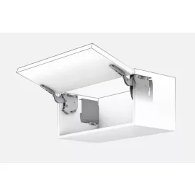   K-BLUM 20K2C00T Aventos HK-S Tip-On közepes, sötét szürke, új borító