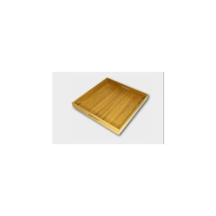 KES 009175 CONVOY Lavido Wooden tray 550x470x70mm természetes tölgy