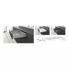 HETTICH 9255241 AvanTech You oldalfal szett 77/450 ezüst