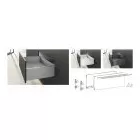 HETTICH 9255266 AvanTech You oldalfal szett 187/450 ezüst