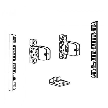 HETTICH 9257615 AvanTech You frontrögzítő belső fiókhoz 101 fehér