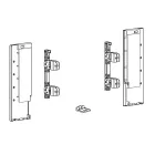 HETTICH 9257651 AvanTech You frontrögzítő belső fiókhoz üveggel 187 ezüst
