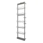 K-STRONG kamraszekrény 200 mm / 1260-1590 mm, króm, 100kg