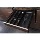 Evőeszköztartó Classico Kristall soft touch mély. 45 SZ: 90 (822 x 424 mm) fekete