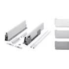 K-StrongBox H140/270mm szögletes magasító korláttal titán