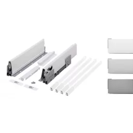   K-StrongBox H204/500mm két szögletes magasító korláttal titán