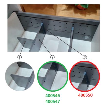 StrongMax keresztirányú válaszfal 1100mm fehér