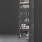 K-STRONG kamraszekrény 400 mm / 1560-1890 mm, sötét szürke, 70kg