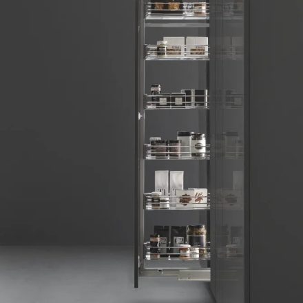 K-STRONG kamraszekrény 450 mm / 1960-2250 mm, sötét szürke, 70kg