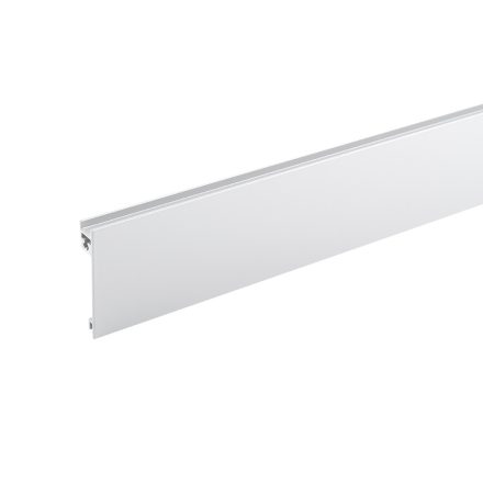 StrongMax alumínium front profil, 1100mm-es fehér üvegbetéthez