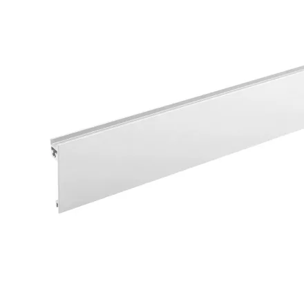 StrongMax alumínium front profil, 1100mm-es fehér üvegbetéthez