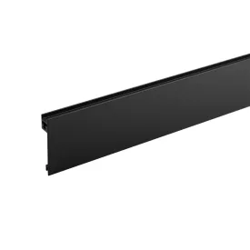   StrongMax alumínium front profil, 1100mm-es fekete üvegbetéthez