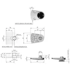 IF-Állítható láb LH7.28 Leveller -fém/műanyag