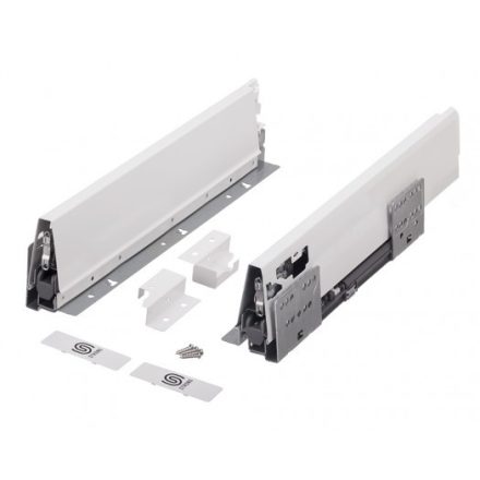 K-StrongBox H140/550mm szögletes magasító korláttal fehér