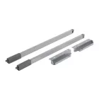 K-StrongBox H140/500mm szögletes magasító korláttal szürke