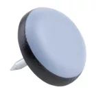 STRONG Csúszka szöges teflonnal, átm. 19 mm, szürke