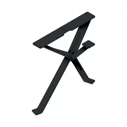 MILADESIGN ferde asztallábazat szélső EX 42050 fekete 420 mm