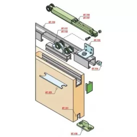 K-SISCO Silent FILO 80 kg-os csillapítással