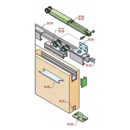 K-SISCO Silent FILO 80 kg-os csillapítással
