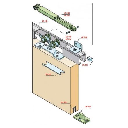 K-SISCO Silent 40 kg-os csillapítással