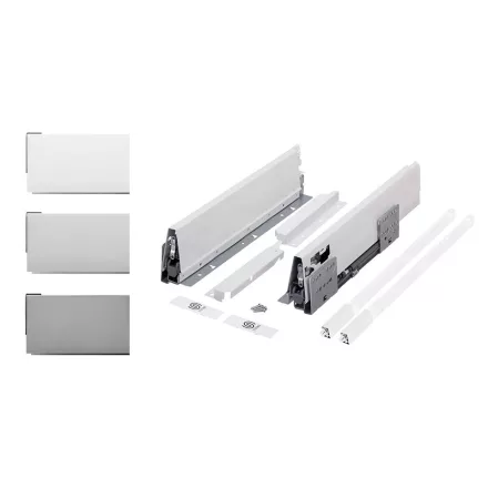 K-StrongBox H204/300mm egy szögletes magasító korláttal szürke