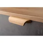 TULIP Fogantyú Wave 96 mm tölgy natúr+csavar