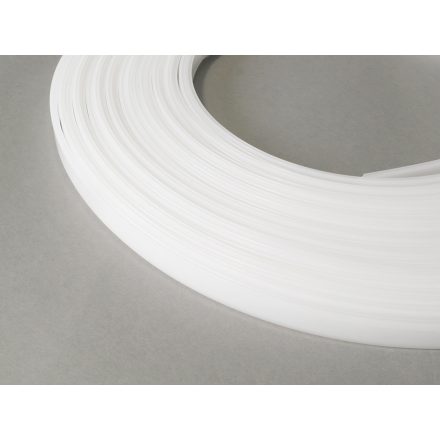 TM-takaró profil LED profilokhoz rápattintható tejfehér szín 20m