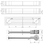 IF Quick 30mm munkalap összekötő csavar 150mm