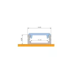 STRONG LED profil Arbona 2m ezüst elox