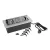 StrongPower Elektromos aljzat 2x 230V, 2x USB A/C, ezüst, FR