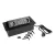 STRONG Elektromos aljzat 2x 230V Schuko,2x USB Power, fekete
