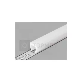   StrongLumio takaróprofil HI8 LED profilhoz rápattintós tejfehér 2m