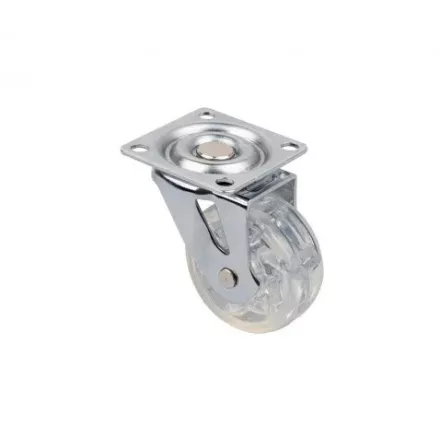 StrongCastors kerék TOP, 50 mm, átlátszó, fék nélkül