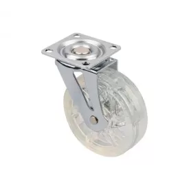 StrongCastors kerék TOP, 75 mm, átlátszó, fék nélkül