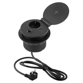   StrongPower Nyitható elektromos aljzat, Schuko, 1x 230V,1x USB A/C