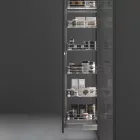 K-STRONG kamraszekrény 200 mm / 1260-1590 mm, sötét szürke, 100kg