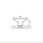 HETTICH 9266142 gomb Tardiano 60 fém matt fekete