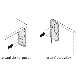 KES FREEspace szerelési sablon