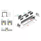 StrongLumio LED-profil Smart-In16 alu fehér 3000mm